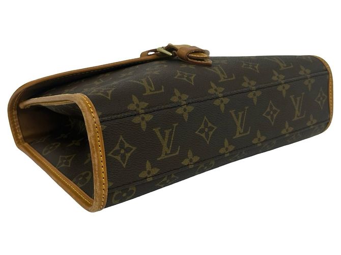 Louis Vuitton Vintage Bel Air Monogram Leather Schultertasche Braun - Ansicht 7
