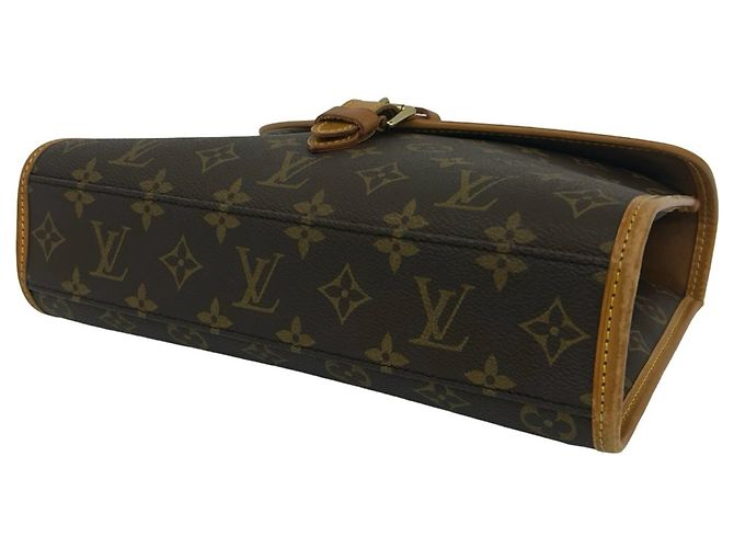 Louis Vuitton Vintage Bel Air Monogram Leather Schultertasche Braun - Ansicht 8