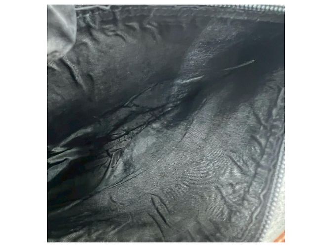 Gucci Vintage Micro GG Muster Leder Schultertasche Braun Schwarz - Ansicht 10