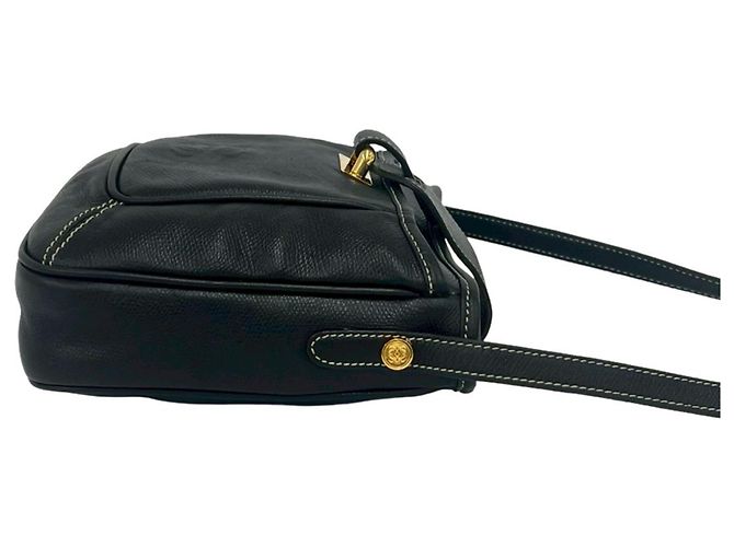 Loewe Vintage Anagram Logo Leder Schultertasche Schwarz - Ansicht 5
