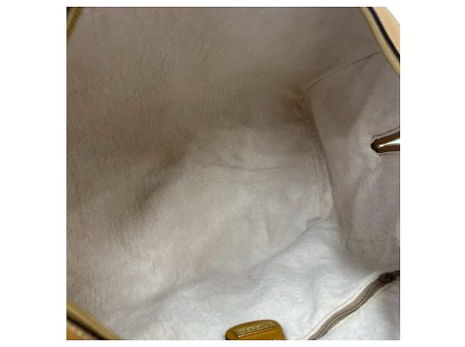 Gucci Vintage Micro GG Logo Pattern Boston Bag Beige - Ansicht 9