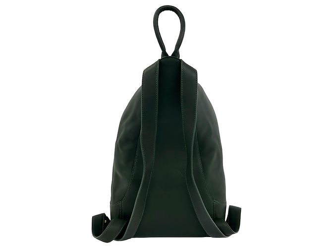 Loewe Anton Logo Lederrucksack Grün - Ansicht 3