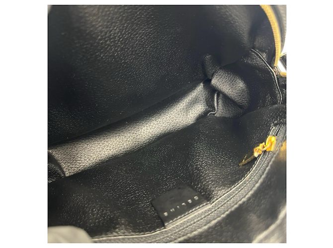 Triomphe Céline CELINE Vintage Macadam Blazon Schultertasche Braun Schwarz - Ansicht 9