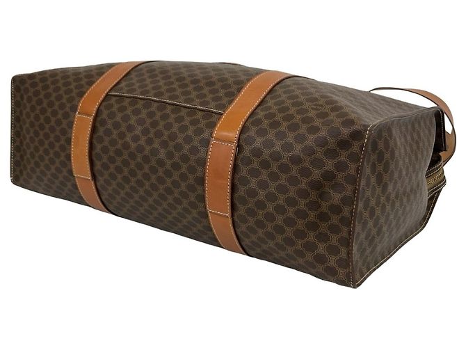 Céline CELINE Vintage Macadam Blazon Ledertasche Braun - Ansicht 8