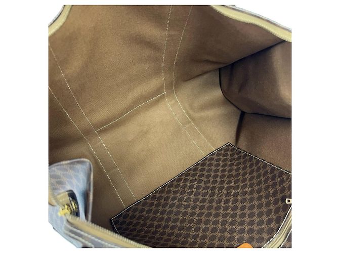 Céline CELINE Vintage Macadam Blazon Ledertasche Braun - Ansicht 9