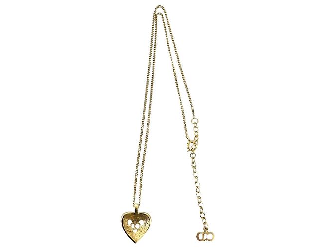 Collana Christian Dior CD Logo Motif Cuore Oro D'oro - vista 6