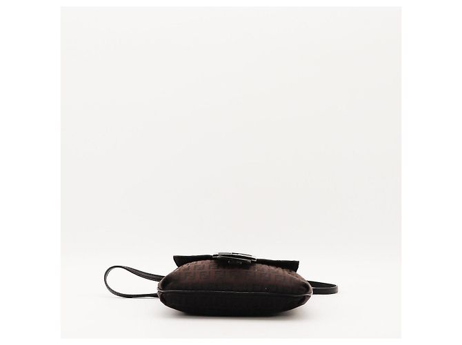 Fendi Zucca Canvas Schultertasche Braun - Ansicht 6