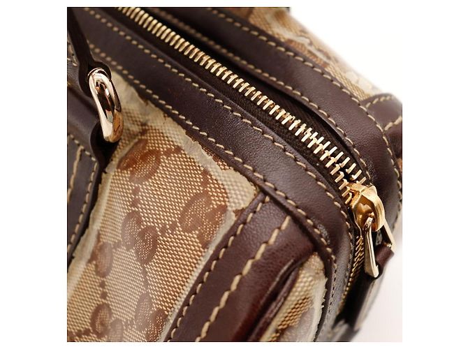 Borsa Boston Monogram Gucci Marrone - vista 11