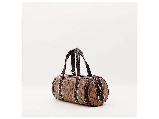 Borsa Boston Monogram Gucci Marrone - vista 4