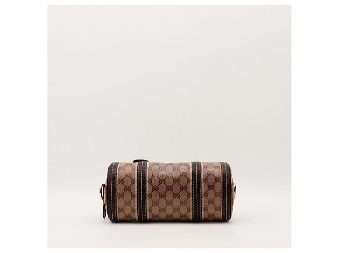 Borsa Boston Monogram Gucci Marrone - vista 5