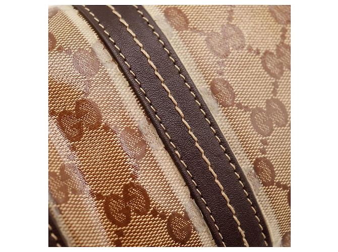 Borsa Boston Monogram Gucci Marrone - vista 9