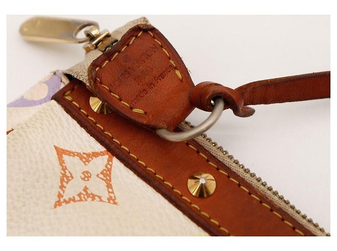 Louis Vuitton Monogram Multicolore Pochette Accessoires Weiß Mehrfarben - Ansicht 10
