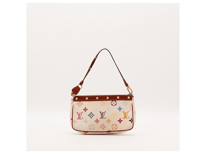 Louis Vuitton Monogram Multicolore Pochette Accessoires Weiß Mehrfarben - Ansicht 3