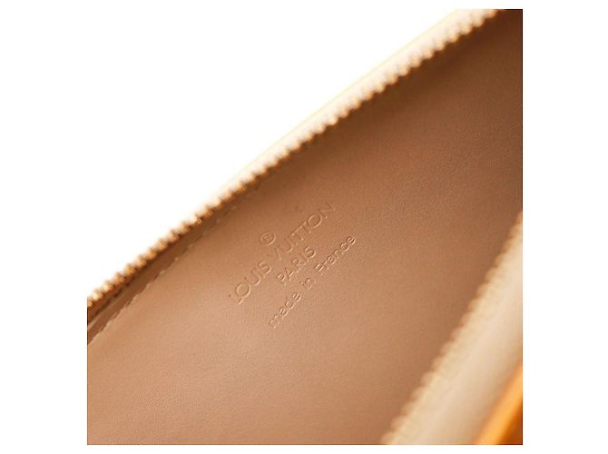 Louis Vuitton Monogram Vernis Pochette Cosmetic Pouch Arancione - vista 10