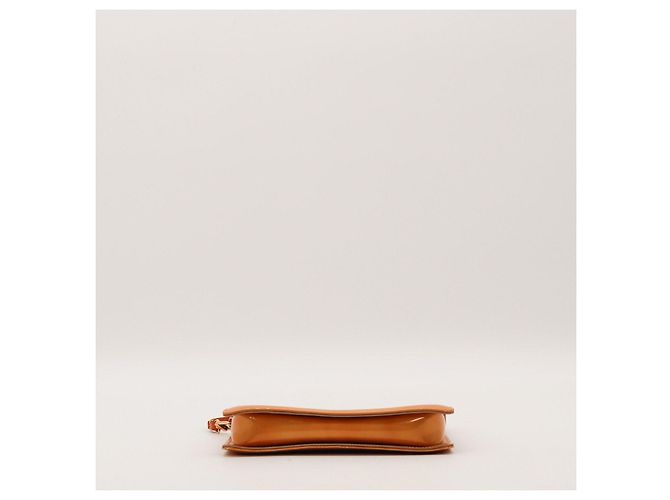 Louis Vuitton Monogram Vernis Pochette Cosmetic Pouch Arancione - vista 5