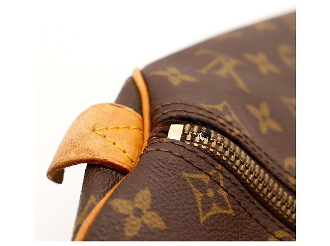Borsa da viaggio Louis Vuitton Keepall 55 Monogram Canvas Marrone Monogramma - vista 10