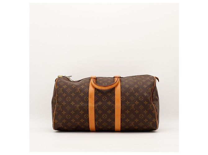 Borsa da viaggio Louis Vuitton Keepall 55 Monogram Canvas Marrone Monogramma - vista 3