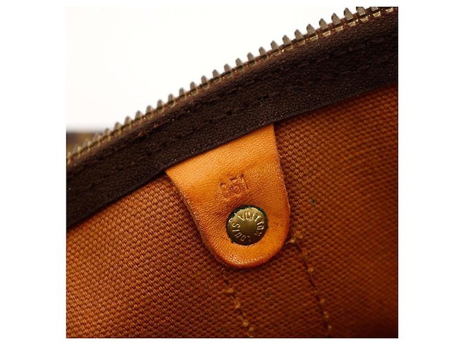 Borsa da viaggio Louis Vuitton Keepall 55 Monogram Canvas Marrone Monogramma - vista 6