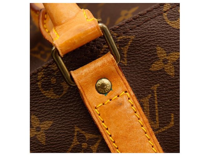 Borsa da viaggio Louis Vuitton Keepall 55 Monogram Canvas Marrone Monogramma - vista 8