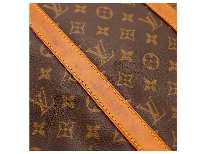 Borsa da viaggio Louis Vuitton Keepall 55 Monogram Canvas Marrone Monogramma - vista 9
