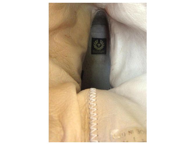 Botas Belstaff de cuero beige en estado nuevo - vista 7