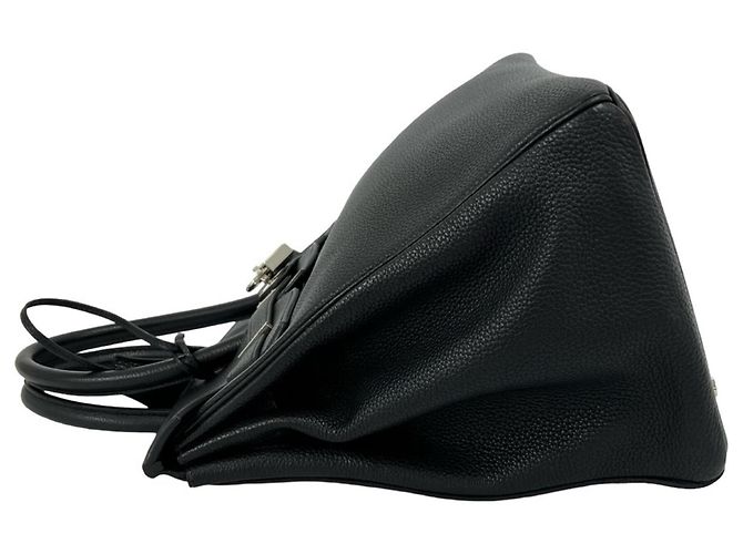 Hermès Borsa HERMES Birkin 35 in pelle Togo Nero - vista 5