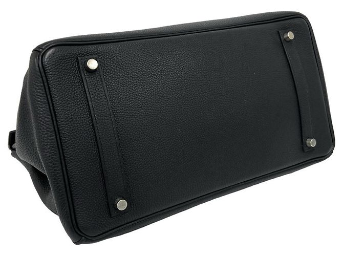 Hermès Borsa HERMES Birkin 35 in pelle Togo Nero - vista 7