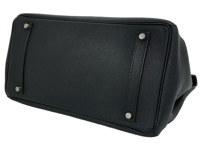 Hermès Borsa HERMES Birkin 35 in pelle Togo Nero - vista 8