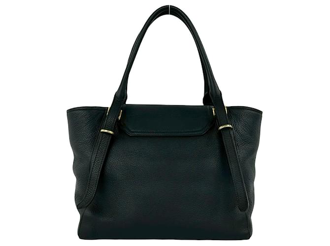 Prada Logo Hardware Leder Mini Tote Bag Schwarz - Ansicht 3