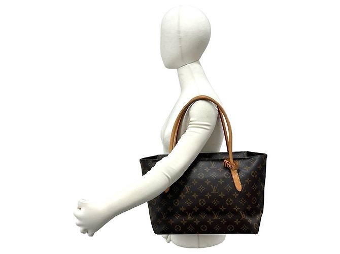 Borsa Tote Louis Vuitton Raspail PM Monogram Leather Marrone - vista 2