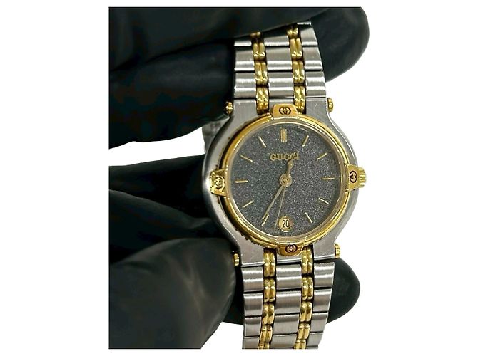 GUCCI 9000L Edelstahl-Quarzarmbanduhr - Ansicht 4