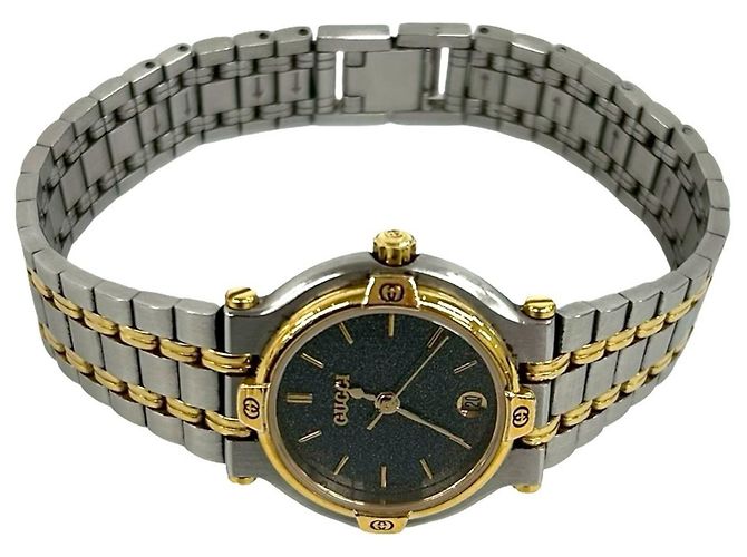 GUCCI 9000L Edelstahl-Quarzarmbanduhr - Ansicht 7