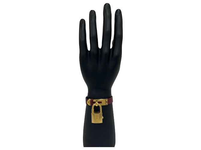 Hermès HERMES Vintage Kelly Quarzuhr vergoldet - Ansicht 2