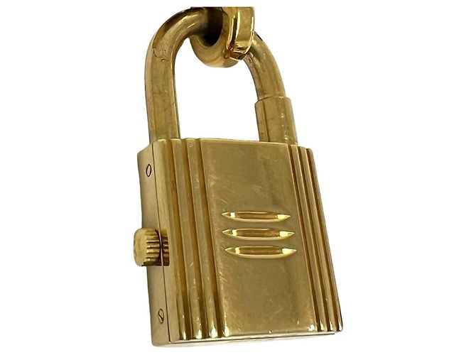 Hermès HERMES Vintage Kelly Quarzuhr vergoldet - Ansicht 5