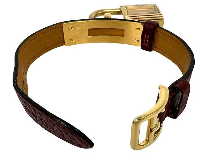 Hermès HERMES Vintage Kelly Quarzuhr vergoldet - Ansicht 8