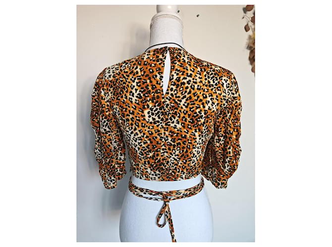 Top leopardato Maje Marrone Nero Bianco Stampa leopardo - vista 11