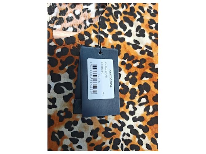Top leopardato Maje Marrone Nero Bianco Stampa leopardo - vista 4