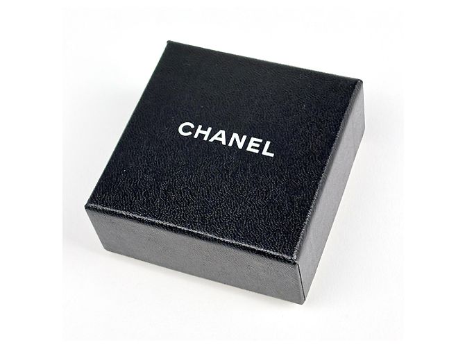 Pendientes de botón Chanel plata - vista 6