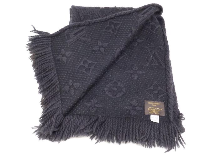 Stola in lana Logomania Louis Vuitton Nero - vista 4