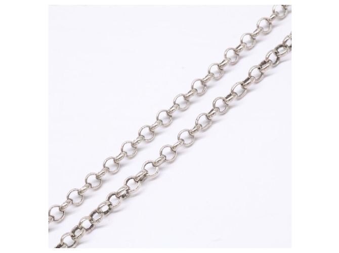 Collana Gucci SV925 Arabesque Interlocking G Argento - vista 6