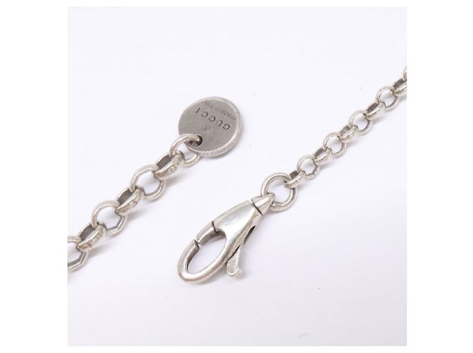 Collana Gucci SV925 Arabesque Interlocking G Argento - vista 7