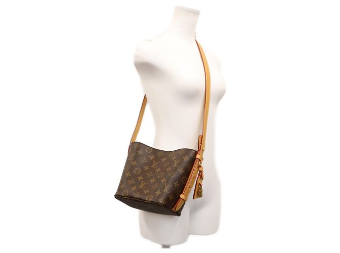 Louis Vuitton Monogram All-in-BB Shoulder Bag Brown - view 12