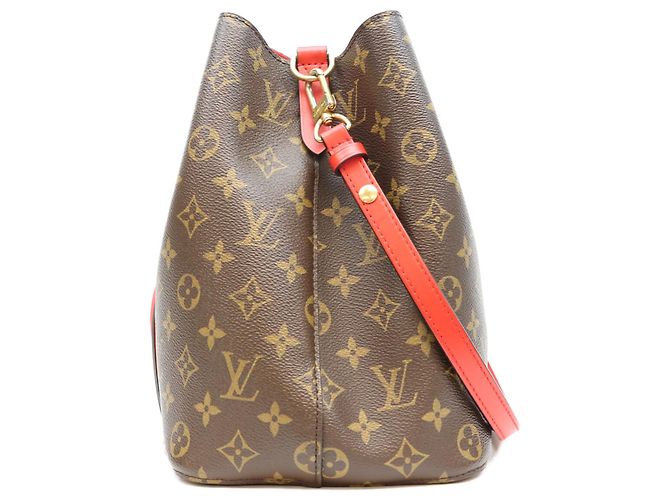 Néonoé Borsa a Spalla Louis Vuitton Monogram Coquelicot Red NeoNoe MM Rosso - vista 2