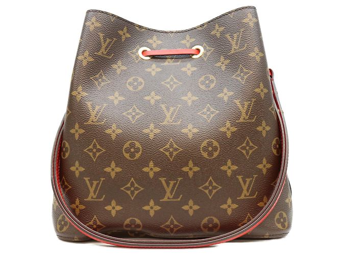 Néonoé Borsa a Spalla Louis Vuitton Monogram Coquelicot Red NeoNoe MM Rosso - vista 3