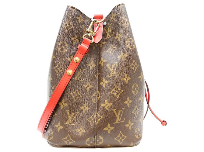 Néonoé Borsa a Spalla Louis Vuitton Monogram Coquelicot Red NeoNoe MM Rosso - vista 4