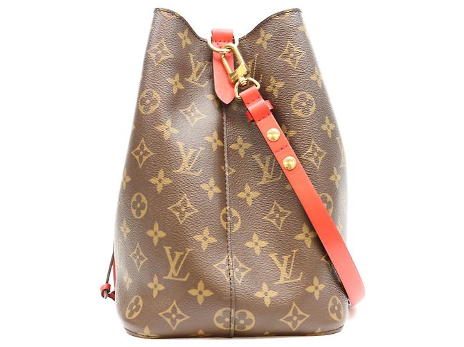 Néonoé Borsa a Spalla Louis Vuitton Coquelicot Red NeoNoe MM Rosso - vista 4