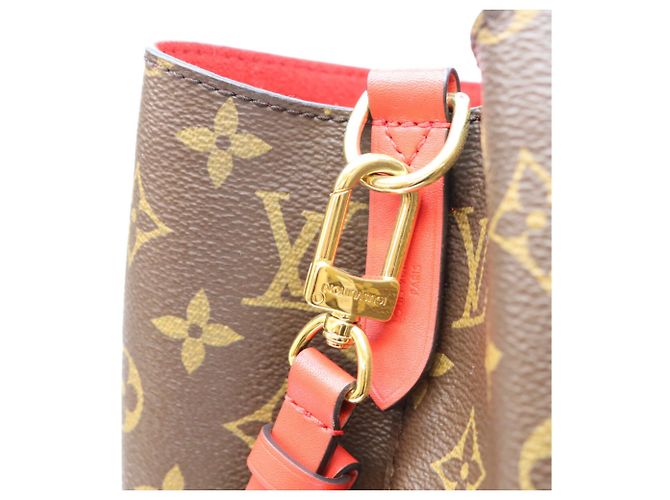 Néonoé Borsa a Spalla Louis Vuitton Coquelicot Red NeoNoe MM Rosso - vista 6