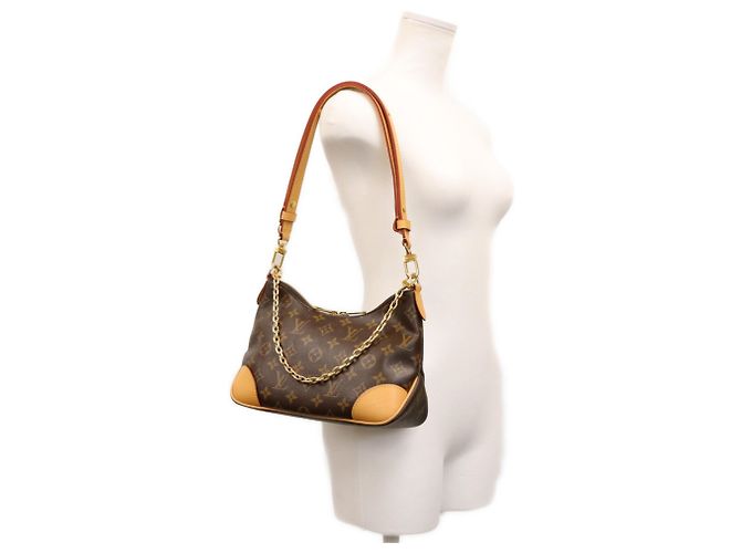 Louis Vuitton Monogram Boulogne PM Schultertasche Braun - Ansicht 13