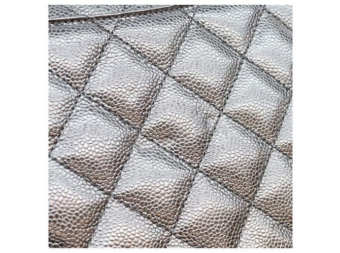 Borsa Chanel in pelle di vitello granulata Nero - vista 9