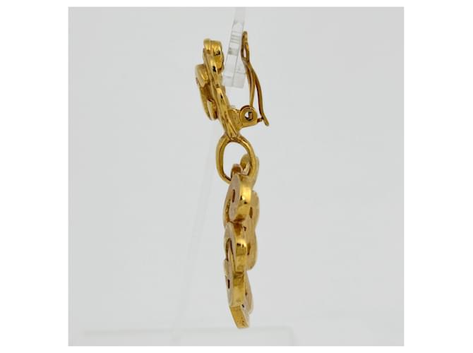 Orecchini a clip dorati Chanel D'oro - vista 2